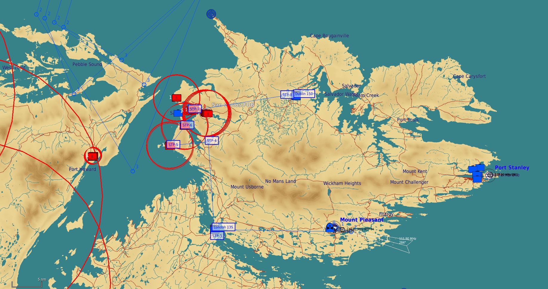 Falklands Apache Missions