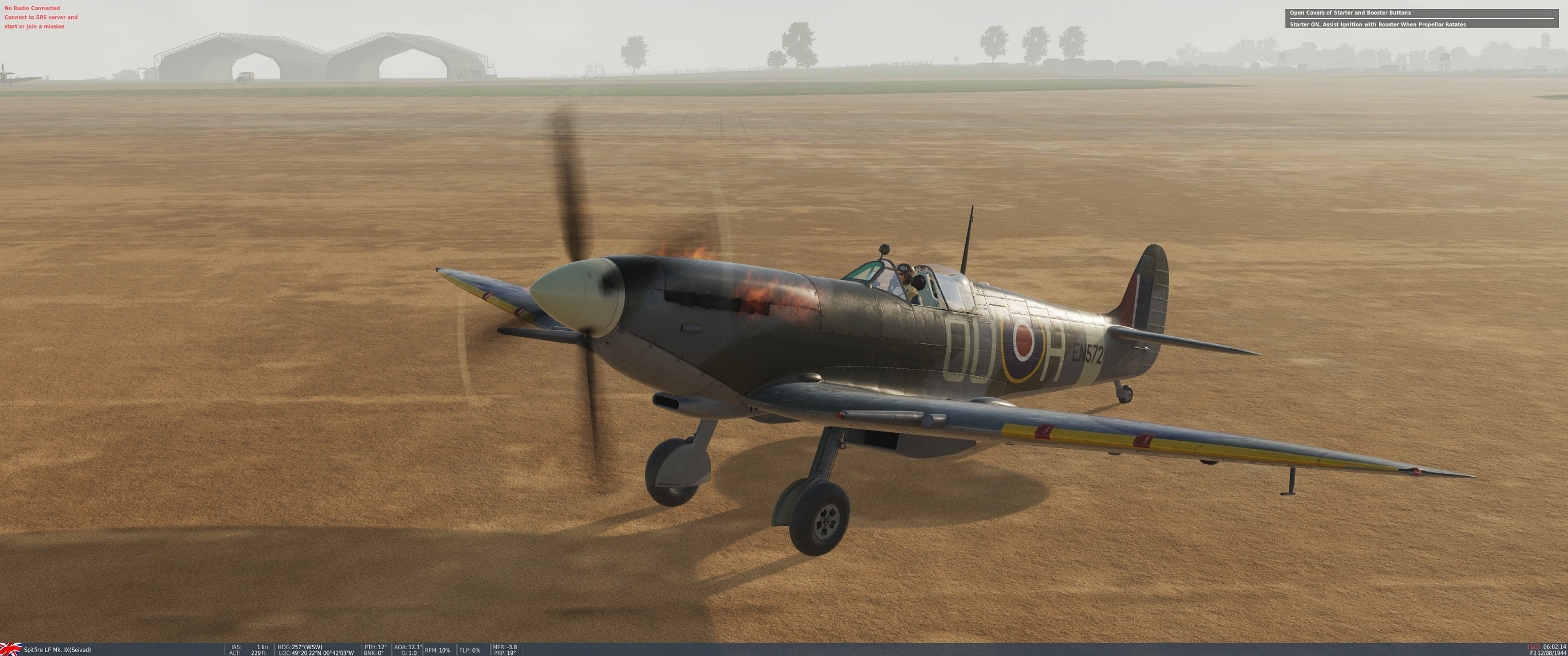 Spitfire Mk.IX, EN572, S/L Johnny Checketts, 485 Squadron (NZ) March 1943