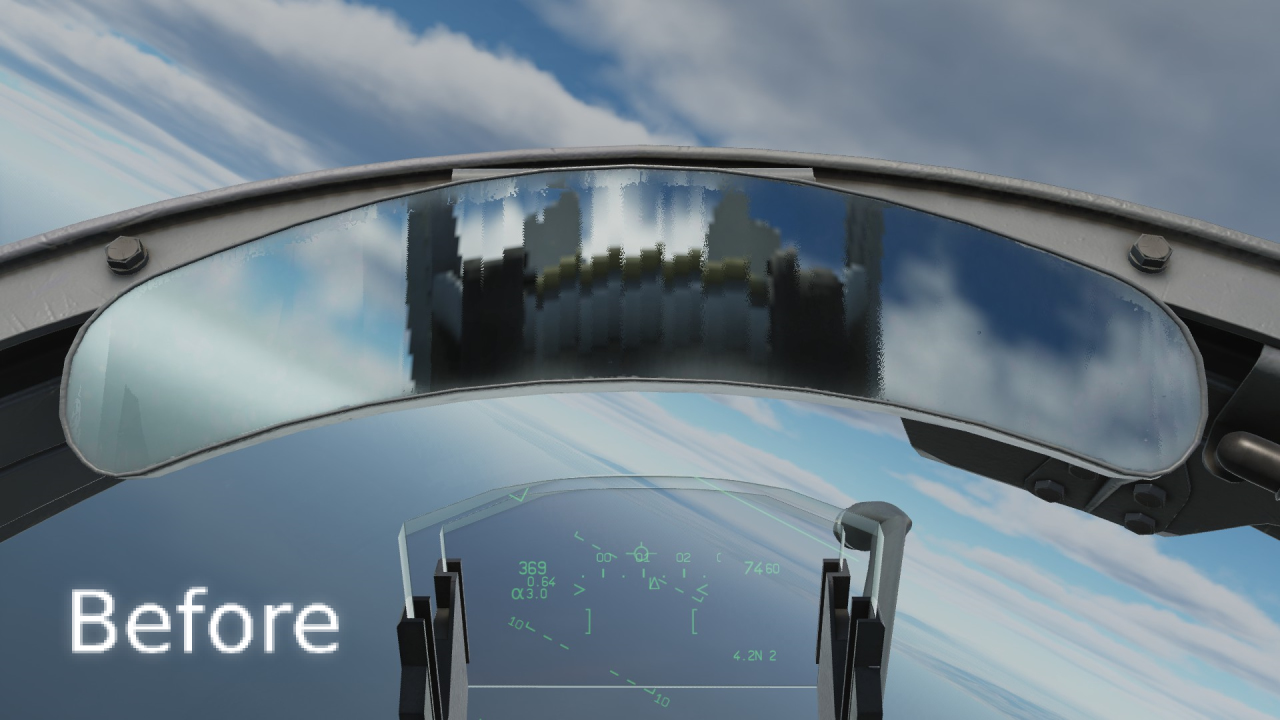 Mirage2000 mirror reflection fix