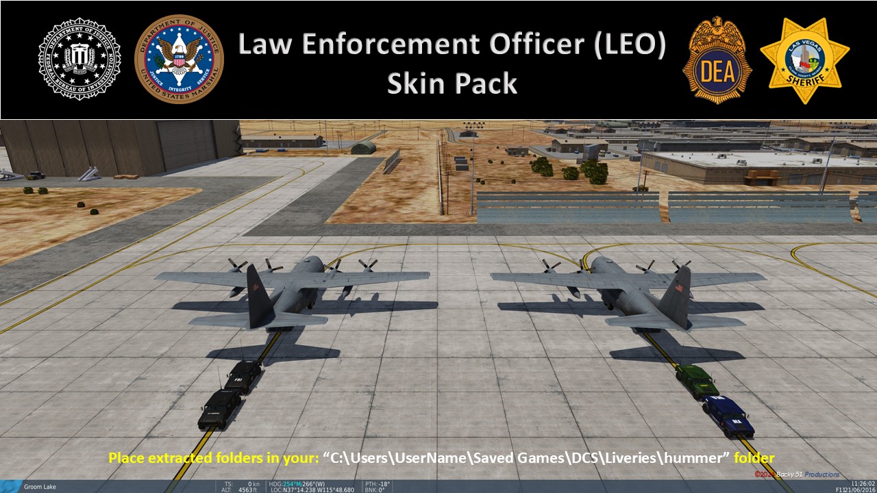 Law Enforcement Officer (LEO) Skin Pack V1.0