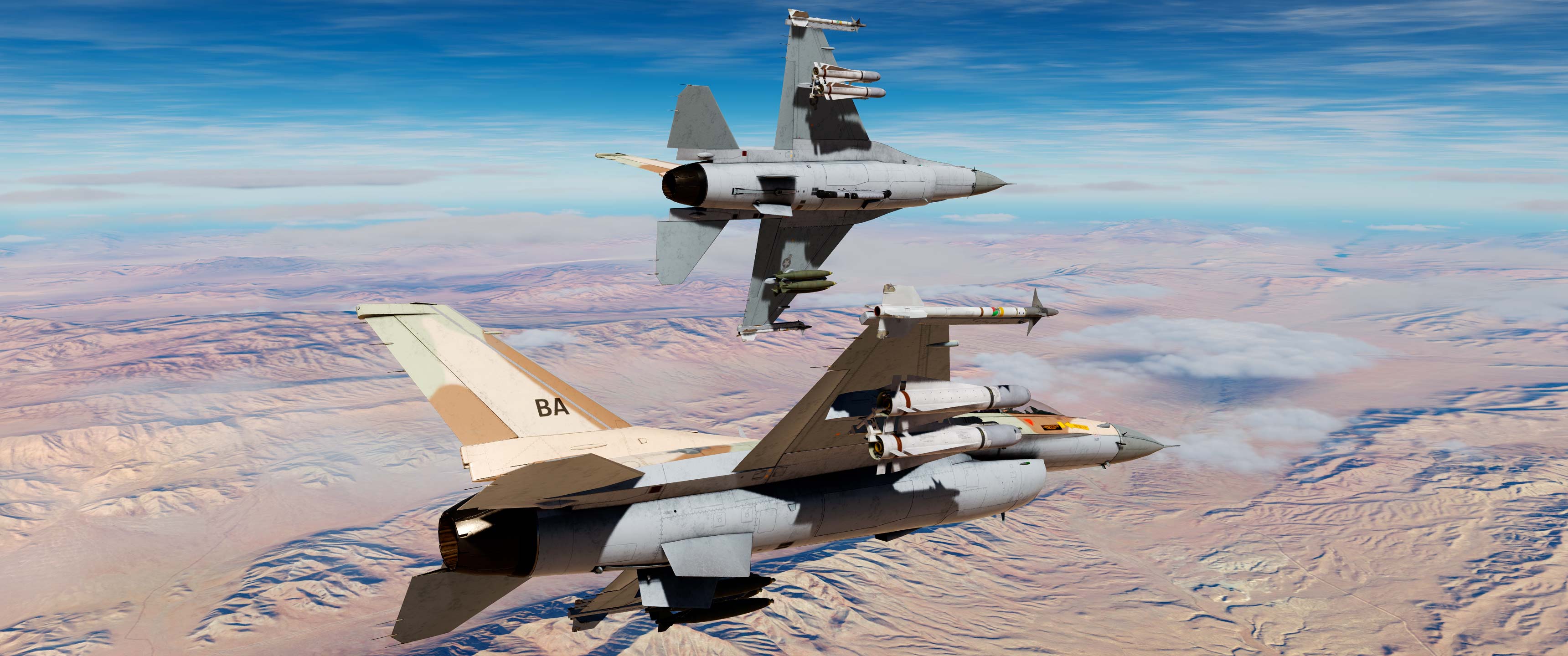 USAF Iron Eagle F16D blk 50 NS (no spine) SUFA MOD