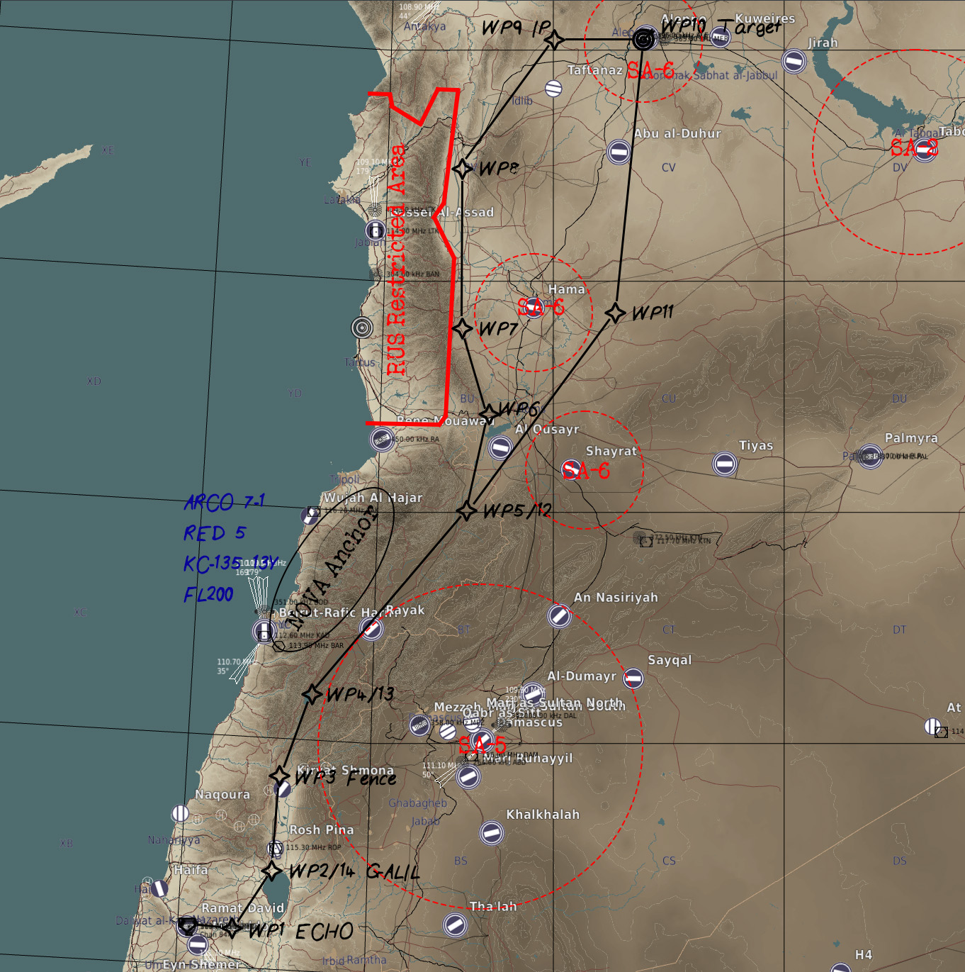 Operation Iron Hail Night time runway strike (single pilot/multicrew