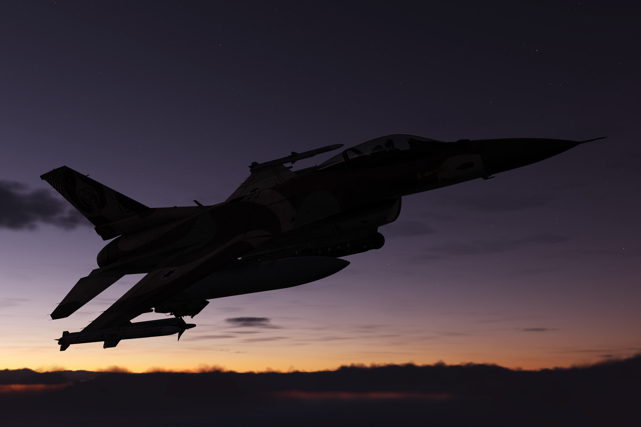 Operation Iron Hail Night time runway strike (F16 version)
