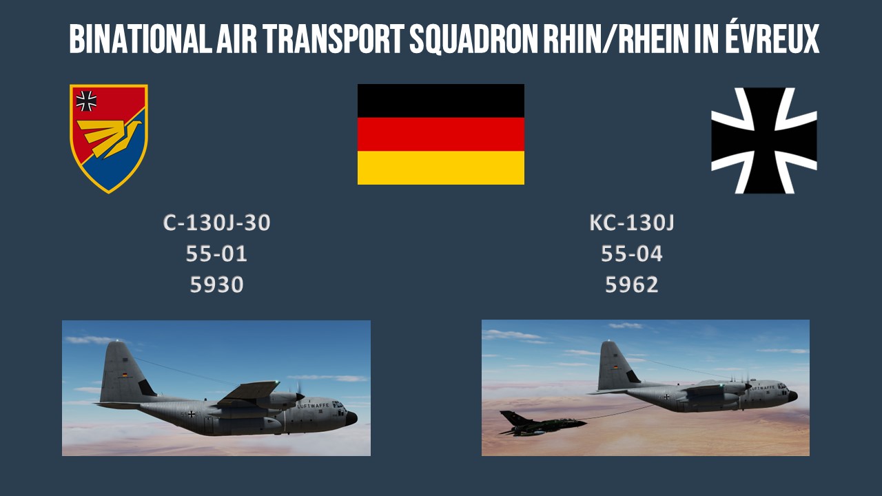 German Air Force Skins for AI C130/KC130