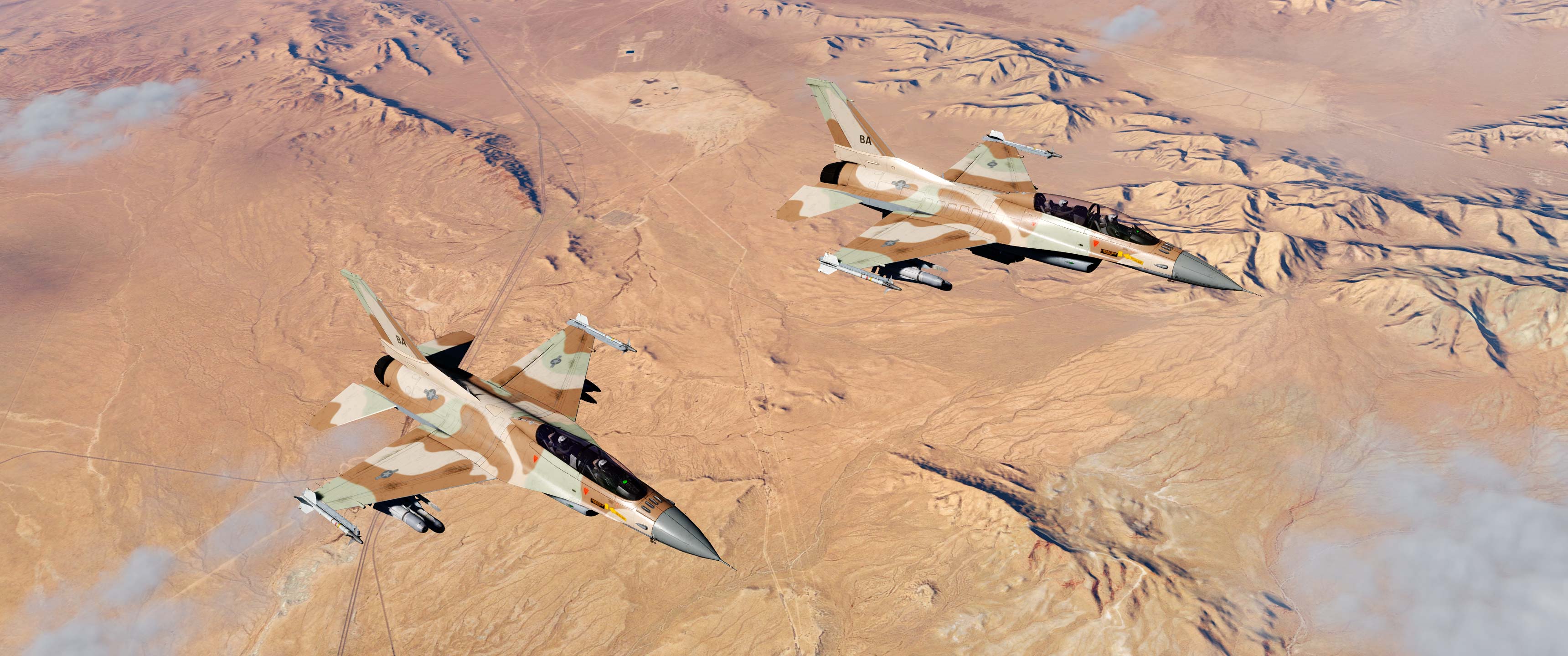 USAF Iron Eagle F16D blk 50 NS (no spine) SUFA MOD